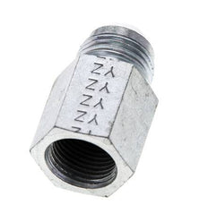 JIC Reduziernippel G3/8'' Innengewinde x UNF 3/4''-16 Außengewinde Stahl 275bar (3863.75psi)