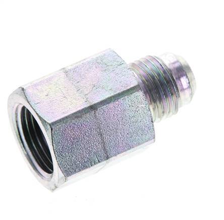 JIC Reduziernippel G3/8'' Innengewinde x UNF 9/16''-18 Außengewinde Stahl 275bar (3863.75psi)