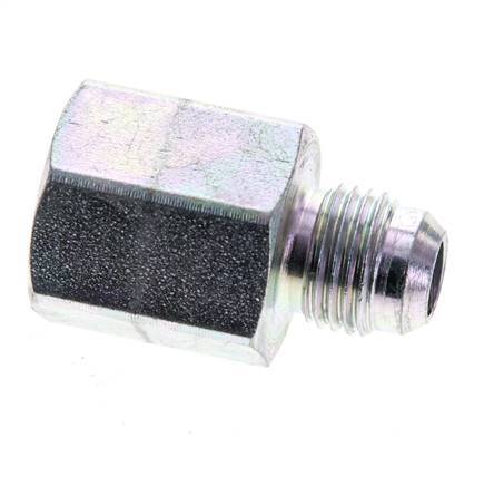JIC Reduziernippel G3/8'' Innengewinde x UNF 9/16''-18 Außengewinde Stahl 275bar (3863.75psi)
