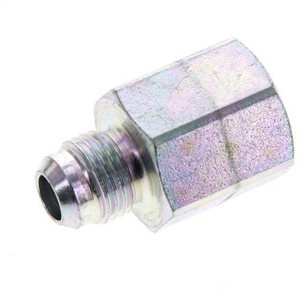 JIC Reduziernippel G3/8'' Innengewinde x UNF 9/16''-18 Außengewinde Stahl 275bar (3863.75psi)