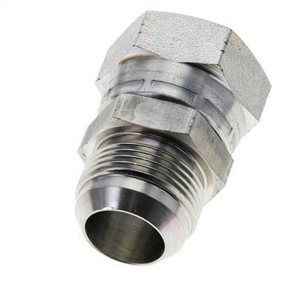 JIC-Nippel UN 1-5/16''-12 Stecker x Buchse Stahl 170bar (2388.5psi)