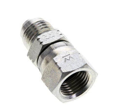 JIC Nippel UNF 9/16''-18 Außengewinde x Innengewinde Stahl 275bar (3863.75psi)
