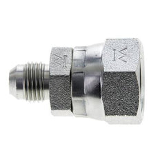 JIC Reduziernippel UNF 9/16''-18 Außengewinde x UNF 7/8''-14 Innengewinde Stahl 210bar (2950.5psi)