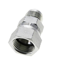 JIC Reduziernippel UNF 7/8''-14 Außengewinde x UN 1-1/16''-12 Innengewinde Stahl 210bar (2950.5psi)