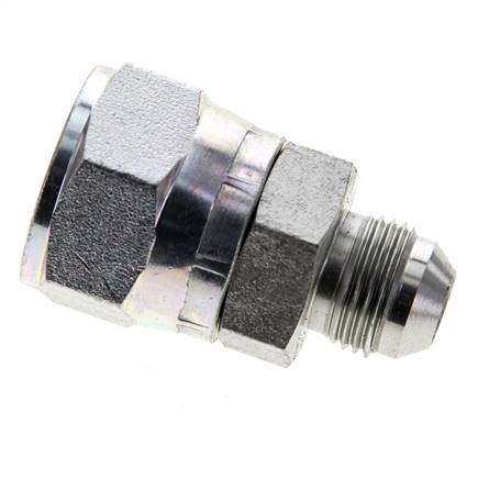 JIC Reduziernippel UNF 3/4''-16 Außengewinde x UN 1-1/16''-12 Innengewinde Stahl 210bar (2950.5psi)