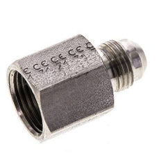 JIC Reduziernippel UNF 9/16''-18 Außengewinde x UNF 3/4''-16 Innengewinde Edelstahl 275bar (3863.75psi)