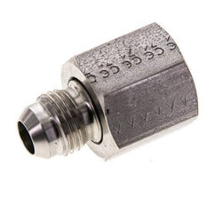 JIC Reduziernippel UNF 9/16''-18 Außengewinde x UNF 3/4''-16 Innengewinde Edelstahl 275bar (3863.75psi)