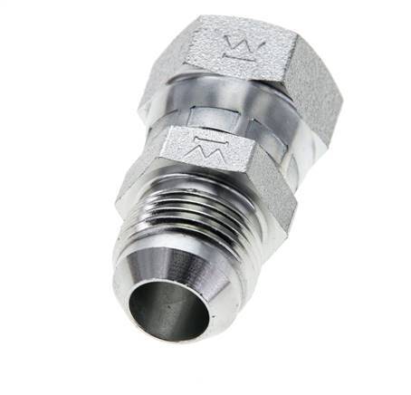 JIC Nippel UNF 7/8''-14 Außengewinde x Innengewinde Stahl 210bar (2950.5psi)
