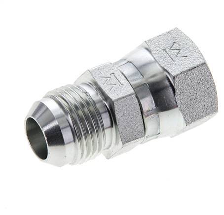 JIC Nippel UNF 7/8''-14 Außengewinde x Innengewinde Stahl 210bar (2950.5psi)