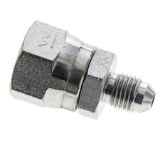 JIC Reduziernippel UNF 7/16''-20 Außengewinde x UNF 3/4''-16 Innengewinde Stahl 275bar (3863.75psi)