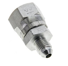 JIC Reduziernippel UNF 7/16''-20 Außengewinde x UNF 3/4''-16 Innengewinde Stahl 275bar (3863.75psi)