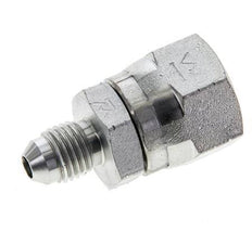 JIC Reduziernippel UNF 7/16''-20 Außengewinde x UNF 3/4''-16 Innengewinde Stahl 275bar (3863.75psi)