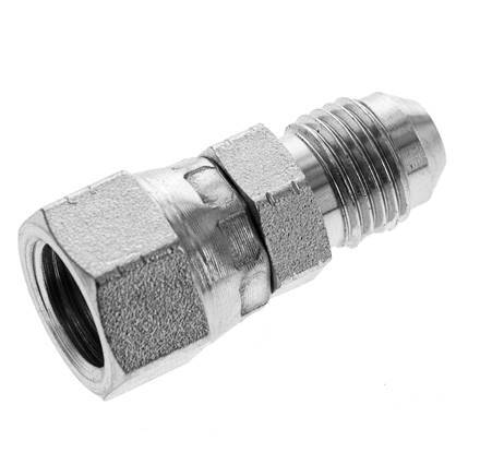 JIC Nippel UNF 1/2''-20 Außengewinde x Innengewinde Stahl 275bar (3863.75psi)