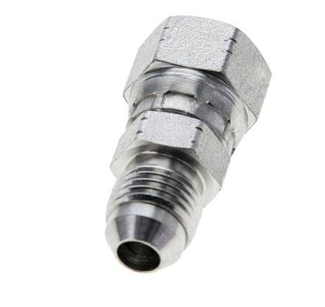 JIC Nippel UNF 1/2''-20 Außengewinde x Innengewinde Stahl 275bar (3863.75psi)