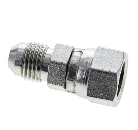 JIC Nippel UNF 1/2''-20 Außengewinde x Innengewinde Stahl 275bar (3863.75psi)