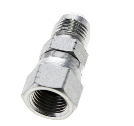 JIC Nippel UNF 1/2''-20 Außengewinde x Innengewinde Stahl 275bar (3863.75psi)