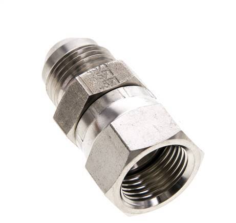 JIC Nippel UNF 3/4''-16 Außengewinde x Innengewinde Edelstahl 275bar (3863.75psi)