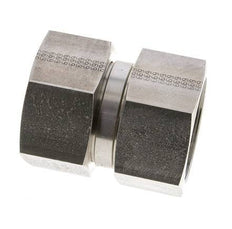 Reducing Straight Connector G2'' Female High Pressure Stainless Steel 60° Cone 75bar (1053.75psi) Hydraulic