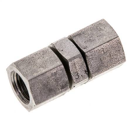 Reduzierstück gerade G1/8'' Innengewinde Hochdruck Edelstahl 60° Konus 575bar (8078.75psi) Hydraulisch