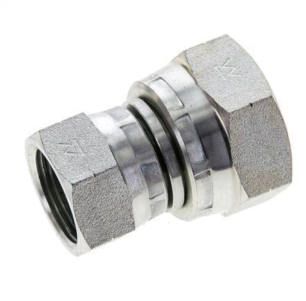 Reduzierstück G3/4'' x G1'' Innengewinde Hochdruck Stahl 60° Konus 150bar (2107.5psi) Hydraulisch