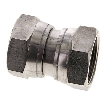 Reduzierstück gerade G1 1/2'' Innengewinde Hochdruck Edelstahl 60° Konus 125bar (1756.25psi) Hydraulisch
