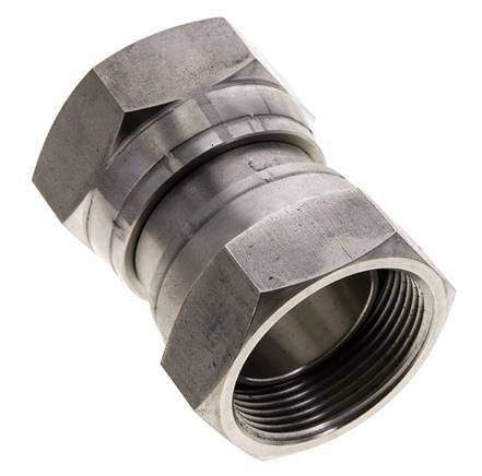 Reduzierstück gerade G1 1/2'' Innengewinde Hochdruck Edelstahl 60° Konus 125bar (1756.25psi) Hydraulisch