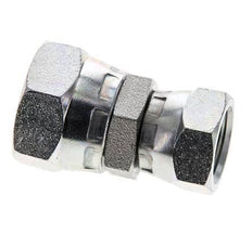 Reduzierstück gerade G3/8'' x G1/2'' Innengewinde Hochdruck Stahl 60° Konus 300bar (4215.0psi) Hydraulisch