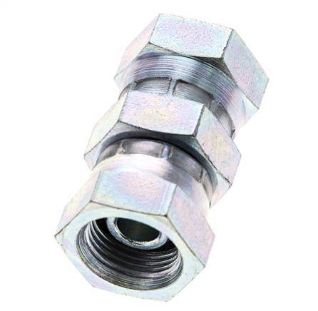 Reduzierstück gerade G3/8'' Innengewinde Hochdruck Stahl 60° Konus 425bar (5971.25psi) Hydraulisch