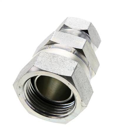 Reduzierstück G1/2'' x G1'' Innengewinde Hochdruck Stahl 60° Konus 150bar (2107.5psi) Hydraulisch