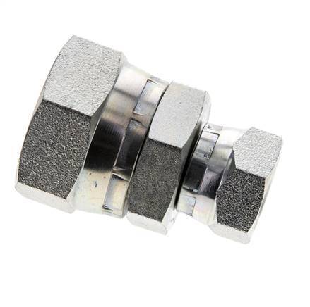 Reduzierstück G1/2'' x G1'' Innengewinde Hochdruck Stahl 60° Konus 150bar (2107.5psi) Hydraulisch