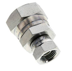 Reduzierstück G1/2'' x G1'' Innengewinde Hochdruck Stahl 60° Konus 150bar (2107.5psi) Hydraulisch