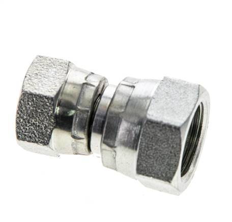 Reduzierstück gerade G1/4'' x G3/8'' Innengewinde Hochdruck Stahl 60° Konus 425bar (5971.25psi) Hydraulisch