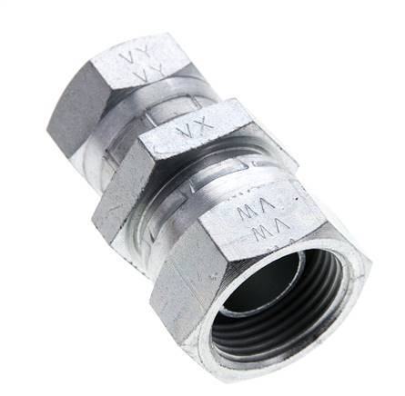 Reduzierstück gerade G1/2'' x G3/4'' Innengewinde Hochdruck Stahl 60° Konus 175bar (2458.75psi) Hydraulisch