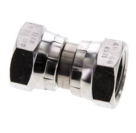 Reduzierstück gerade G1/2'' Innengewinde Hochdruck Edelstahl 60° Konus 300bar (4215.0psi) Hydraulisch