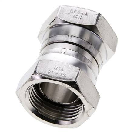 Reduzierstück G1'' Innengewinde Hochdruck-Edelstahl 60° Konus 150bar (2107.5psi) Hydraulisch