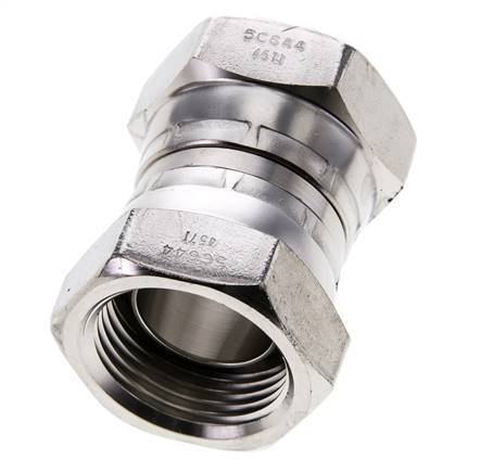 Reduzierstück G1'' Innengewinde Hochdruck-Edelstahl 60° Konus 150bar (2107.5psi) Hydraulisch
