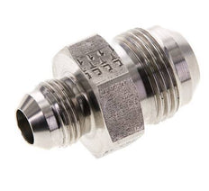 JIC Reduzier-Doppelnippel UNF 3/4''-16 x UN 1-1/16''-12 Edelstahl 210bar (2950.5psi)