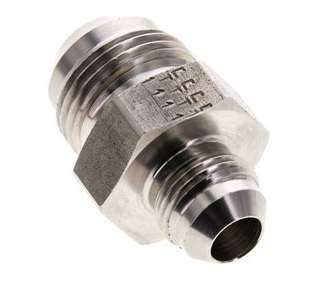 JIC Reduzier-Doppelnippel UNF 3/4''-16 x UN 1-1/16''-12 Edelstahl 210bar (2950.5psi)