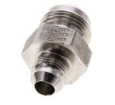JIC Reduzier-Doppelnippel UNF 3/4''-16 x UN 1-1/16''-12 Edelstahl 210bar (2950.5psi)