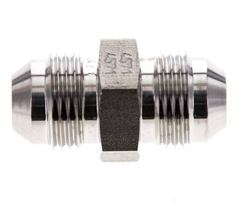 JIC Doppel-Nippel UNF 3/4''-16 Edelstahl 275bar (3863.75psi)