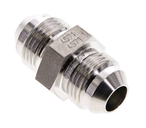 JIC Doppel-Nippel UNF 3/4''-16 Edelstahl 275bar (3863.75psi)