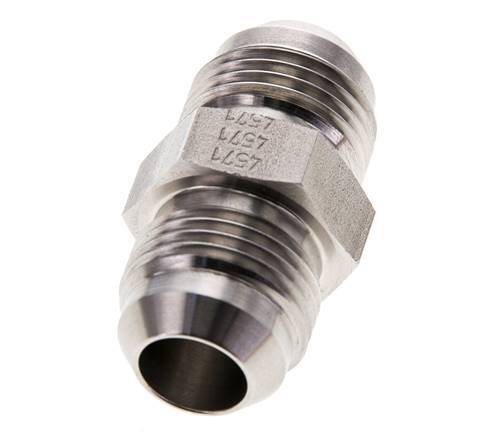 JIC-Doppelnippel UNF 7/8''-14 Edelstahl 210bar (2950.5psi)