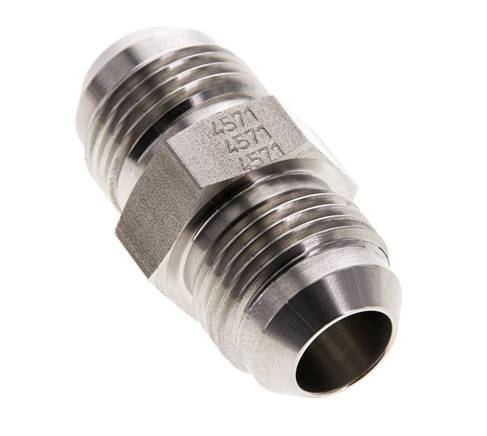 JIC-Doppelnippel UNF 7/8''-14 Edelstahl 210bar (2950.5psi)