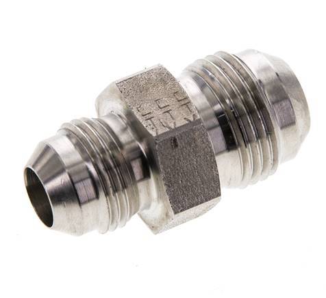 JIC Reduzier-Doppelnippel UNF 3/4''-16 x UNF 7/8''-14 Edelstahl 210bar (2950.5psi)