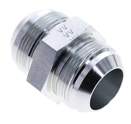 JIC Doppel-Nippel UN 1-5/8''-12 Stahl 140bar (1967.0psi)