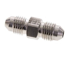 JIC Doppelnippel UNF 7/16''-20 Edelstahl 310bar (4355.5psi)