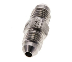JIC Doppelnippel UNF 7/16''-20 Edelstahl 310bar (4355.5psi)