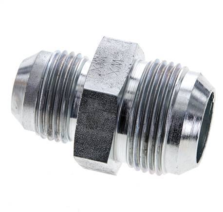 JIC Reduzier-Doppelnippel UN 1-1/16''-12 x UN 1-5/16''-12 Stahl 170bar (2388.5psi)