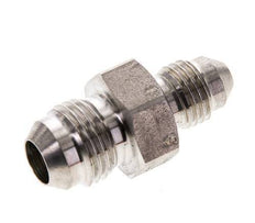 JIC Reduzier-Doppelnippel UNF 7/16''-20 x UNF 9/16''-18 Edelstahl 275bar (3863.75psi)