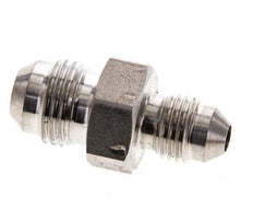 JIC Reduzier-Doppelnippel UNF 7/16''-20 x UNF 9/16''-18 Edelstahl 275bar (3863.75psi)